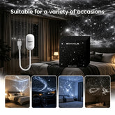 Ash and Anthem Galaxy Star Projector Night Light