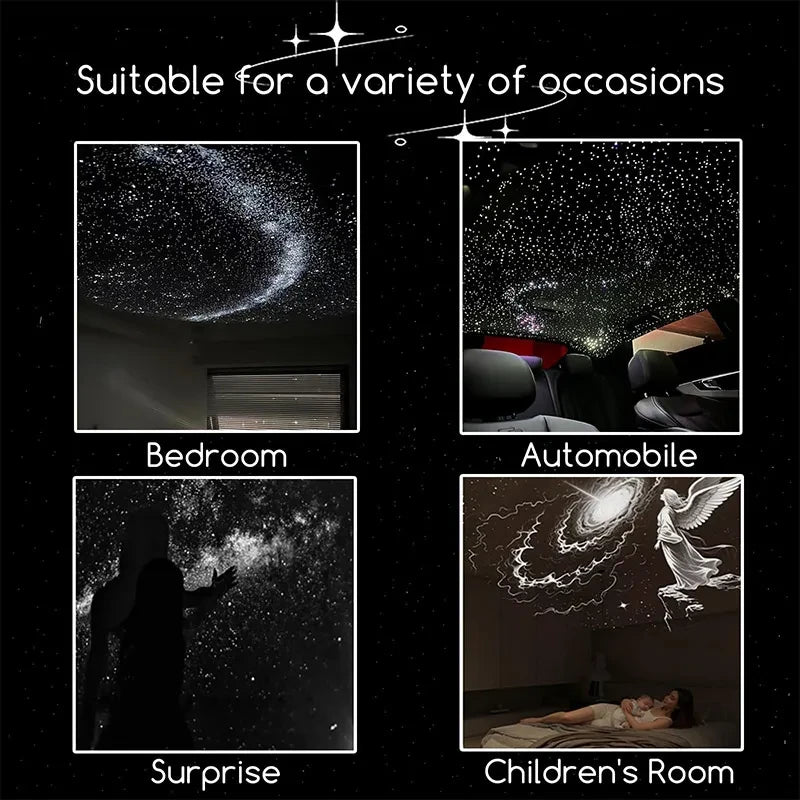 Ash and Anthem Galaxy Star Projector Night Light