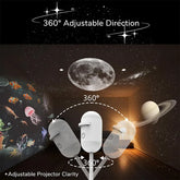Ash and Anthem Galaxy Star Projector Night Light