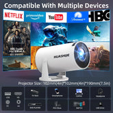Ash and Anthem Android Home Theater Projector