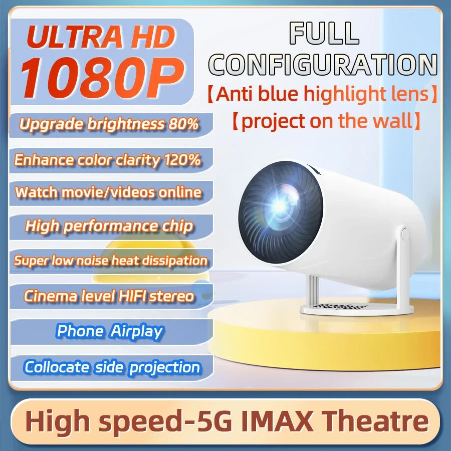 Ash and Anthem Android Home Theater Projector