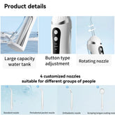 Ash and Anthem Portable Oral Irrigator Water Flosser