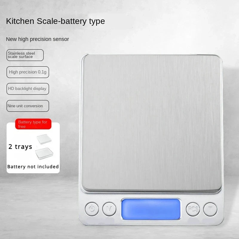 Ash and Anthem Precision Stainless Steel Digital Scale