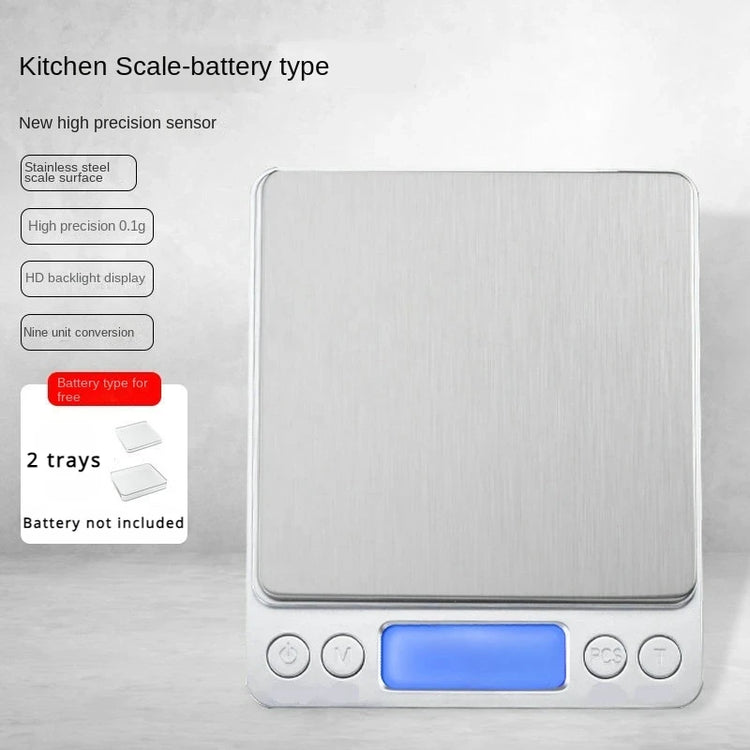 Ash and Anthem Precision Stainless Steel Digital Scale