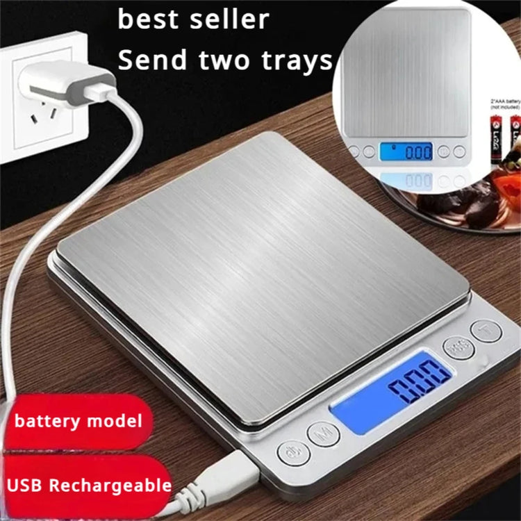 Ash and Anthem Precision Stainless Steel Digital Scale