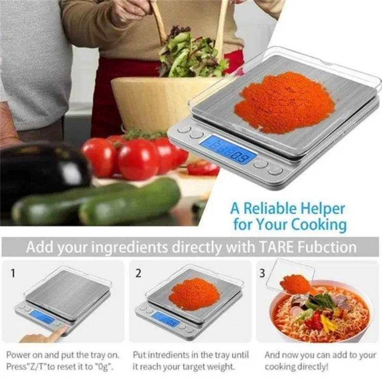 Ash and Anthem Precision Stainless Steel Digital Scale