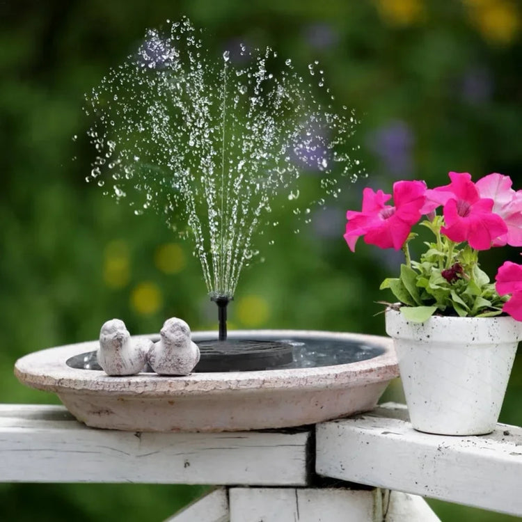 Ash and Anthem Solar Powered Garden Fountain
