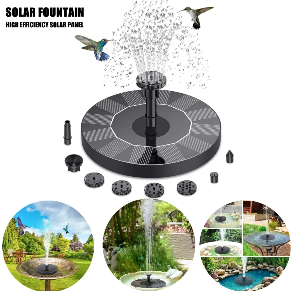 Ash and Anthem Solar Powered Garden Fountain