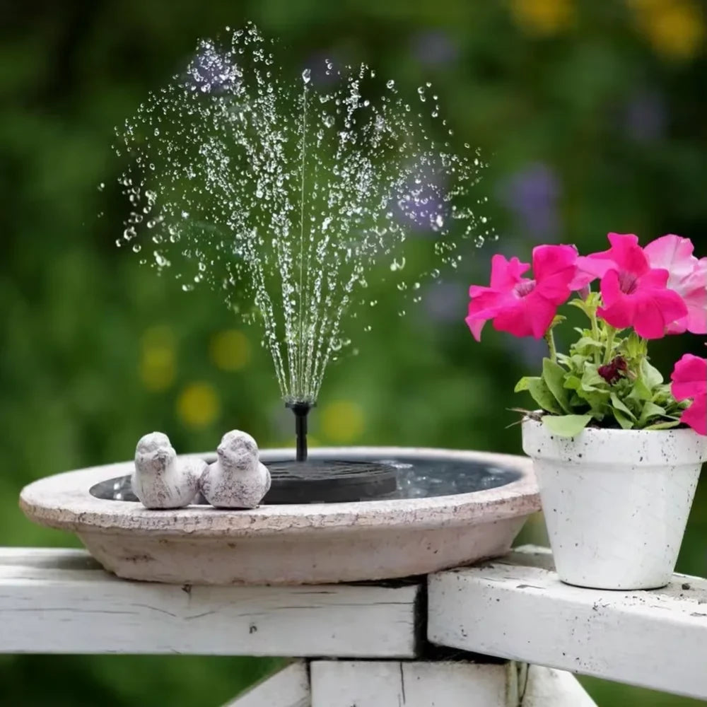 Ash and Anthem Solar Powered Garden Fountain