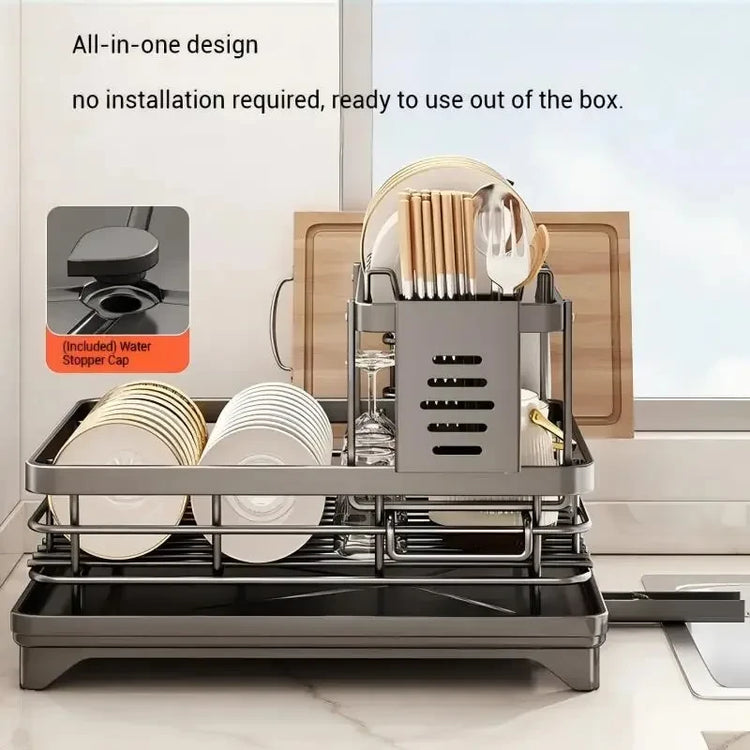 Ash and Anthem Stainless Steel Dish Drying Rack