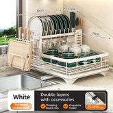Ash and Anthem Stainless Steel Dish Drying Rack