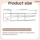 Ash and Anthem Stainless Steel Cutting Board Rack
