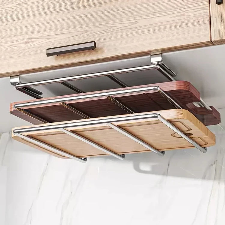 Ash and Anthem Stainless Steel Cutting Board Rack