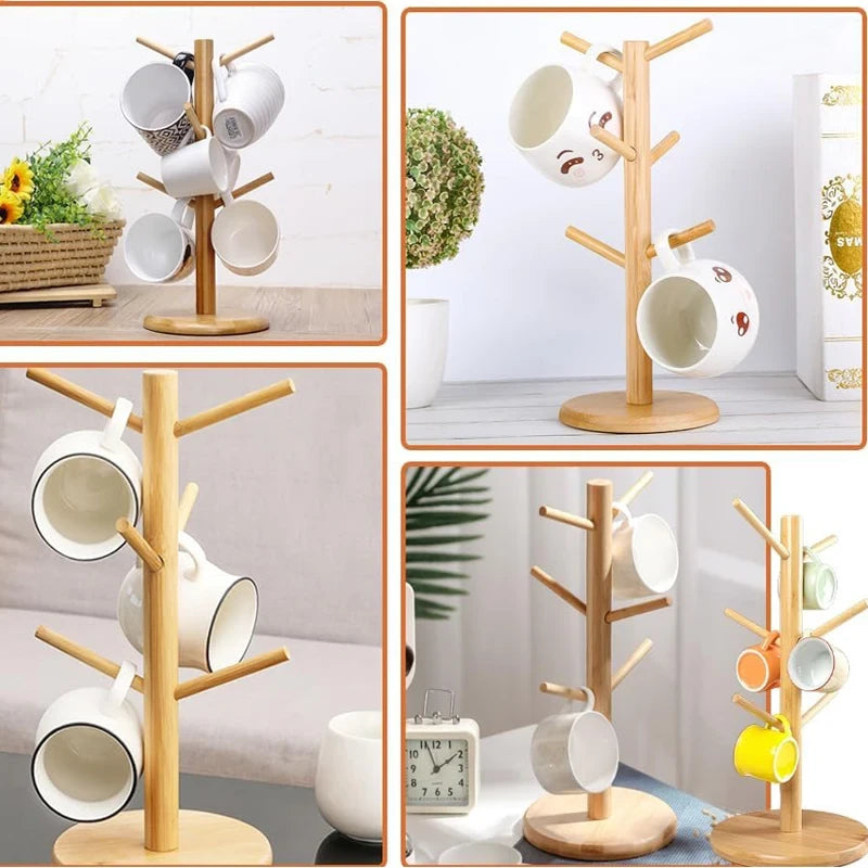 Ash and Anthem Bamboo Mug Hanging TreeAsh  and ANTHEM