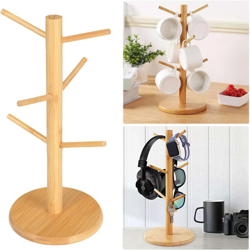 Ash and Anthem Bamboo Mug Hanging TreeAsh  and ANTHEM