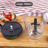 Ash and Anthem Manual Pull String Food ChopperAsh  and ANTHEM