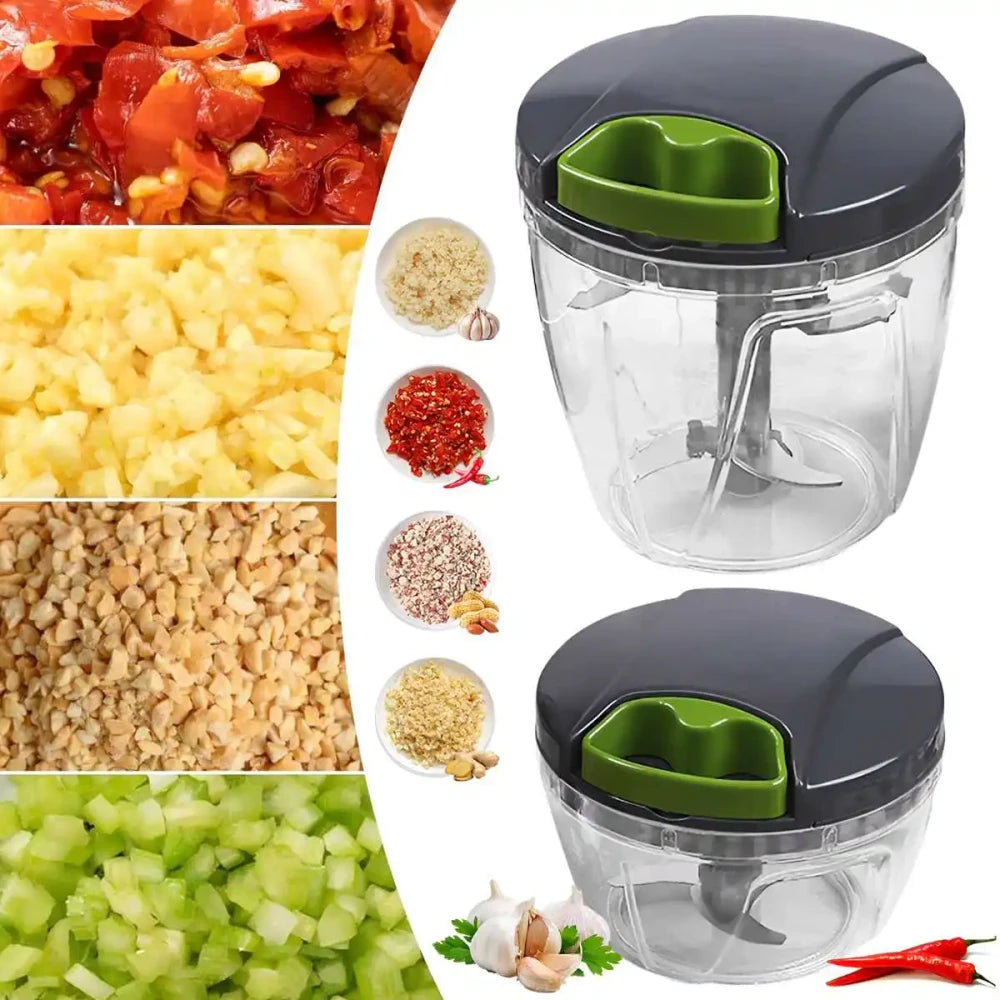 Ash and Anthem Manual Pull String Food ChopperAsh  and ANTHEM