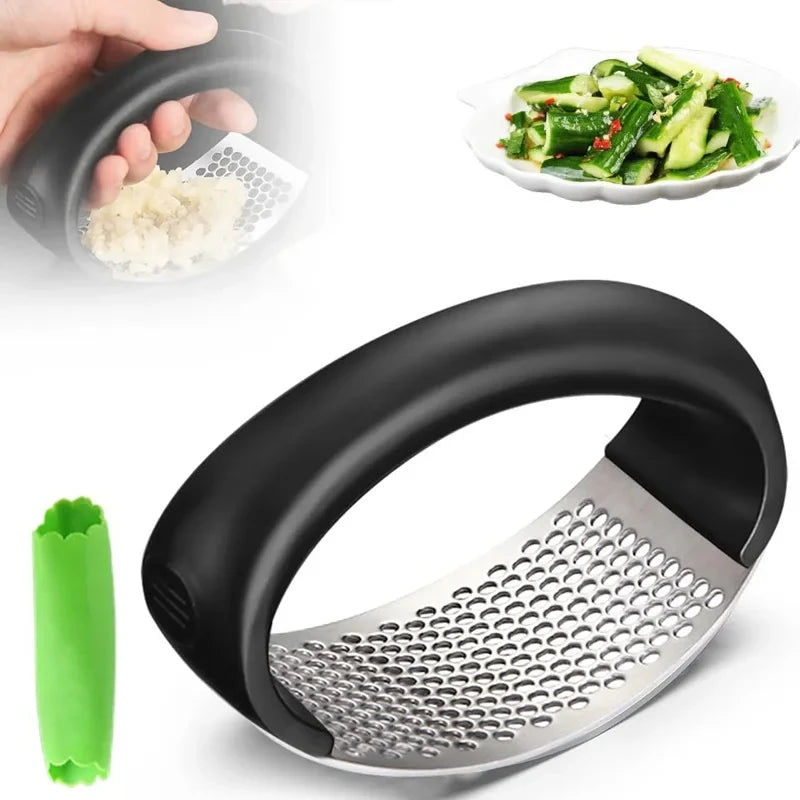 Ash and Anthem Stainless Steel Garlic PressAsh  and ANTHEM