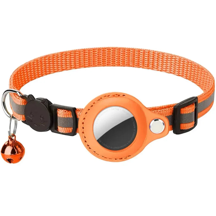 Ash and Anthem Reflective AirTag Cat CollarAsh  and ANTHEM