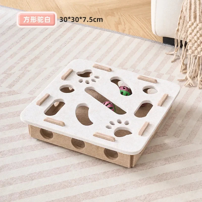 Ash and Anthem Interactive Felt Cat Puzzle BoxAsh  and ANTHEM