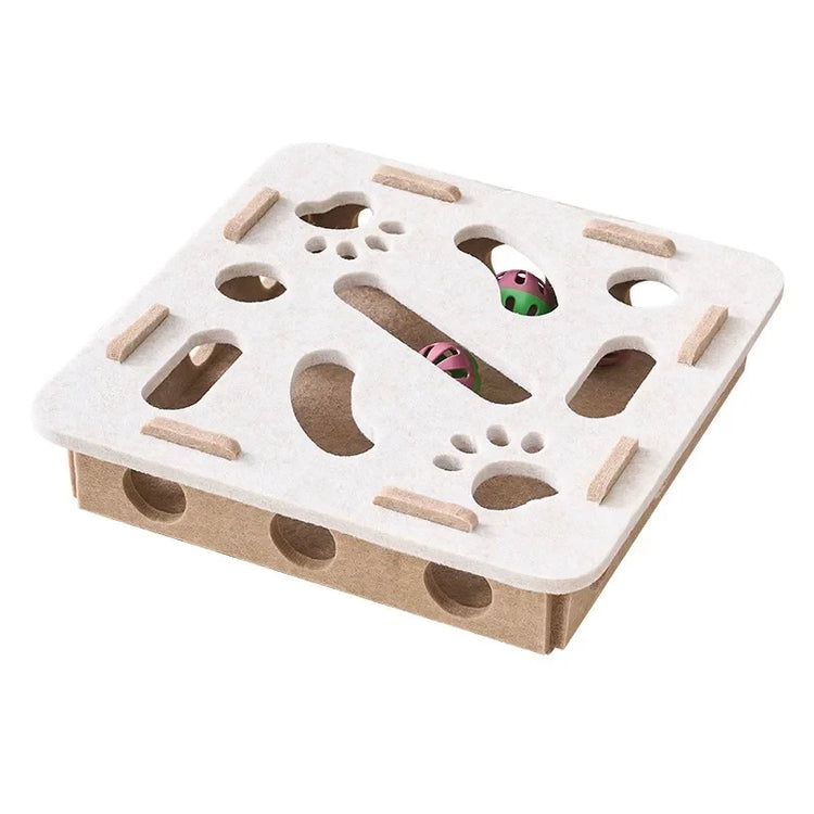 Ash and Anthem Interactive Felt Cat Puzzle BoxAsh  and ANTHEM