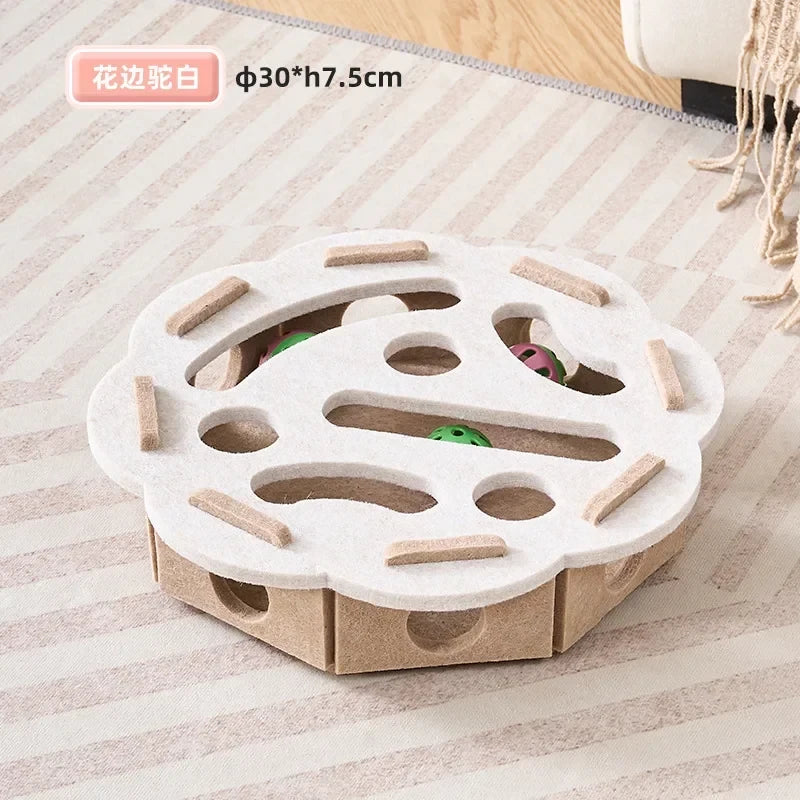 Ash and Anthem Interactive Felt Cat Puzzle BoxAsh  and ANTHEM