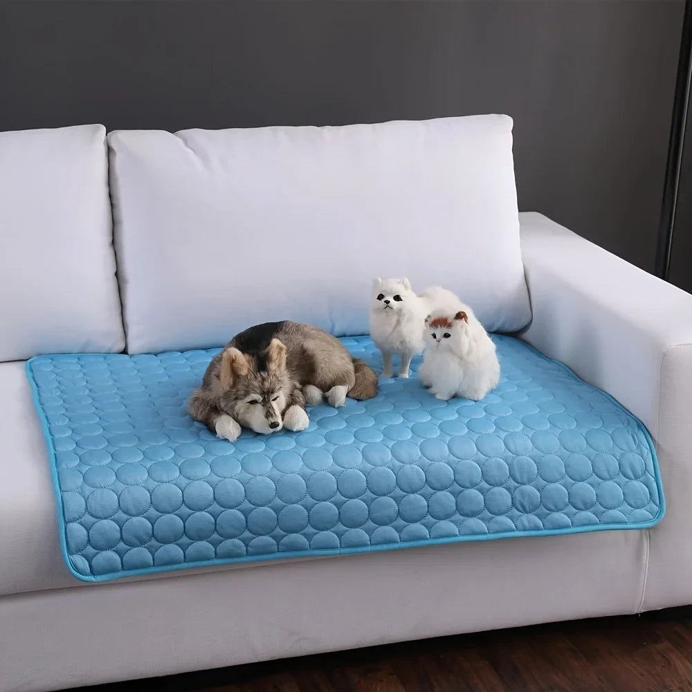 Ash and Anthem Durable Dog Cooling Mat Ash  and ANTHEM