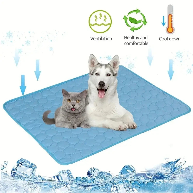 Ash and Anthem Durable Dog Cooling Mat Ash  and ANTHEM