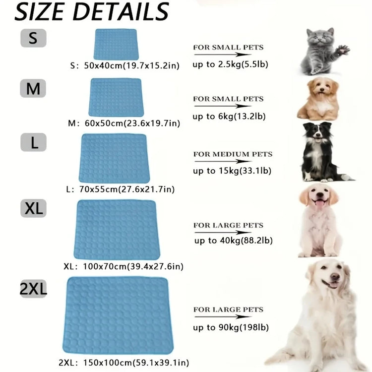 Ash and Anthem Durable Dog Cooling Mat Ash  and ANTHEM