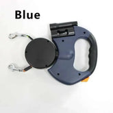Ash  and ANTHEM Dual Retractable Dog Leash with Flashlight