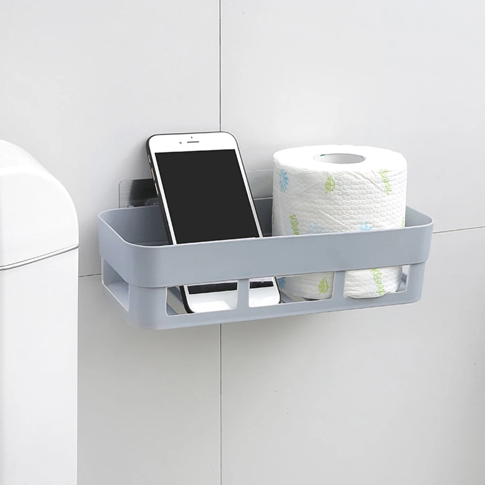 Ash and Anthem Adhesive Shower Storage ShelfAsh and Anthem Adhesive Shower Storage Shelf