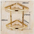 Ash and Anthem Gold Bathroom Hardware Set