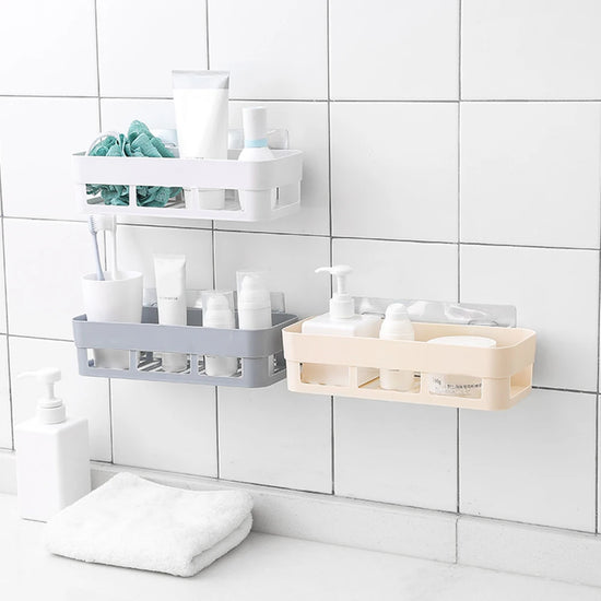 Ash and Anthem Adhesive Shower Storage ShelfAsh and Anthem Adhesive Shower Storage Shelf