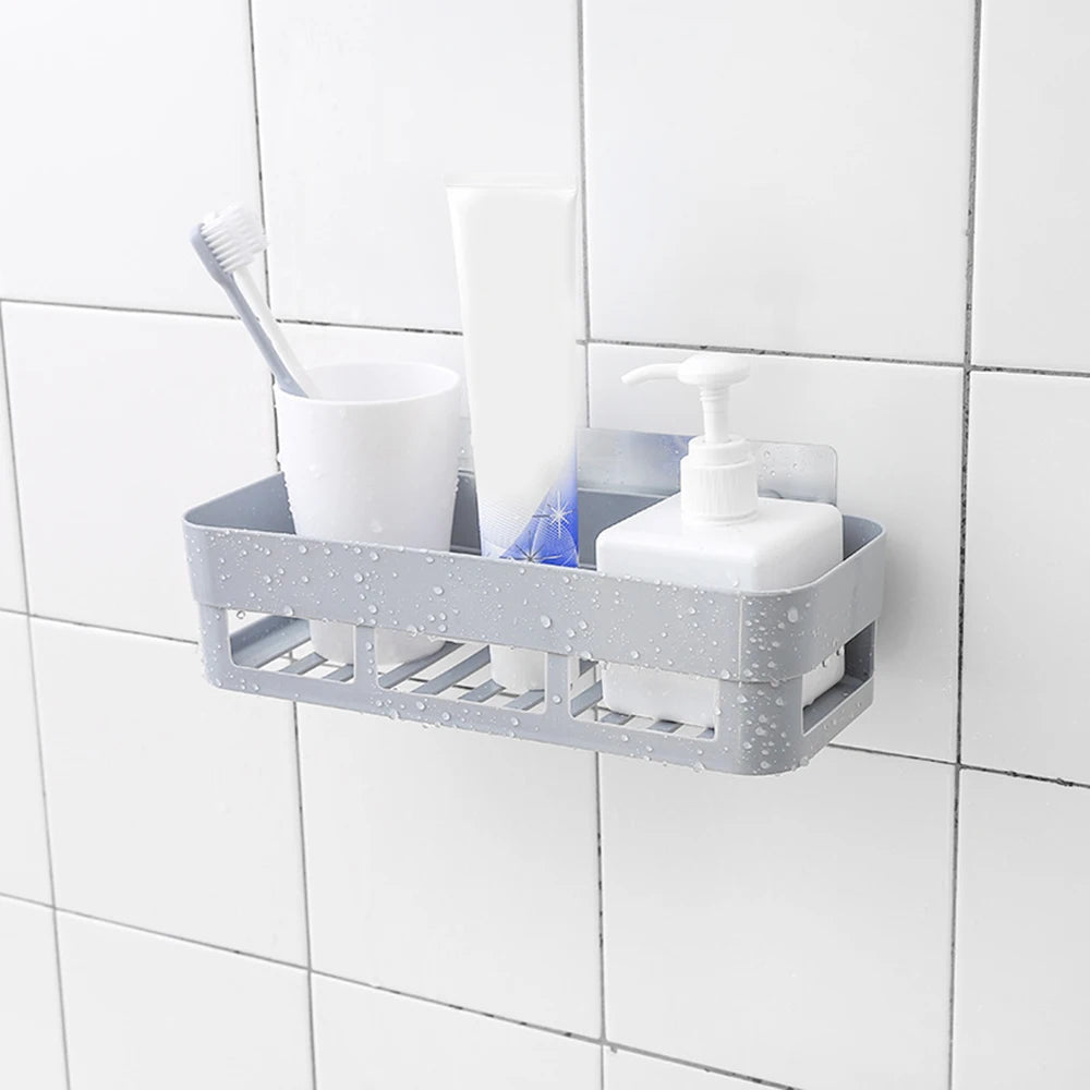 Ash and Anthem Adhesive Shower Storage ShelfAsh and Anthem Adhesive Shower Storage Shelf