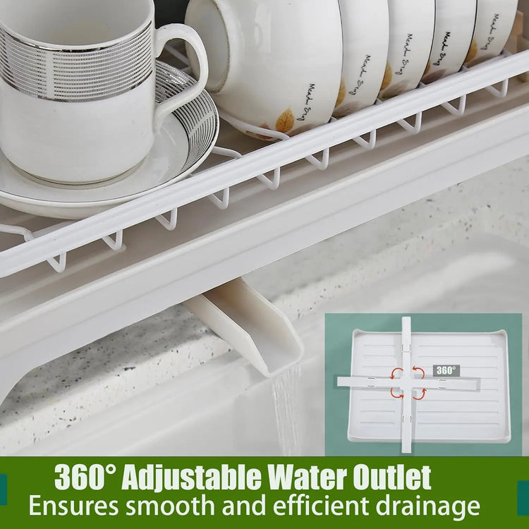 Ash and Anthem 2 Tier Dish Drying Rack