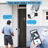 Ash and ANTHEM Solar Powered Security Camera Outdoor Wireless WiFi Cam