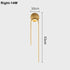 Ash and Anthem Modern LED Indoor Wall Light for Living Room, Bedroom, and Hallway