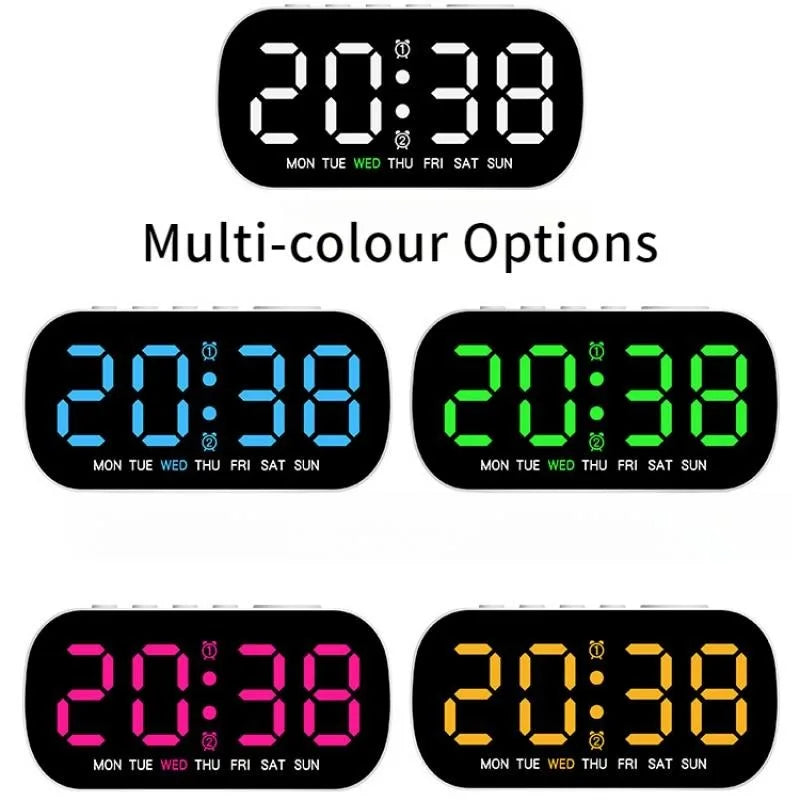 Ash and Anthem Digital LED Alarm Clock
