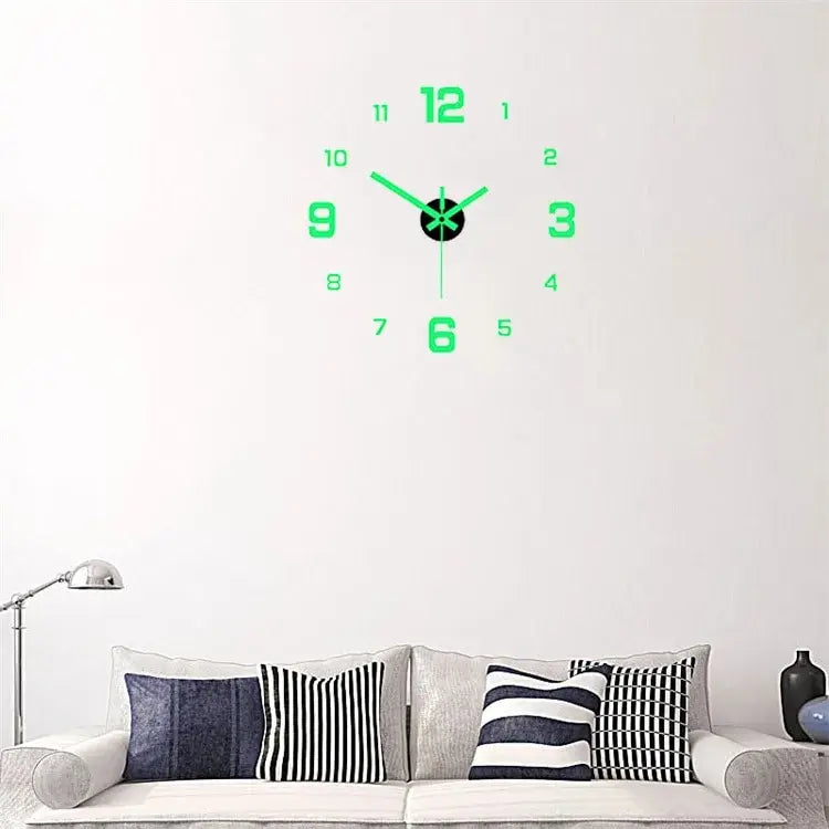 Ash and Anthem DIY Luminous Silent Wall Clock