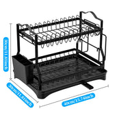 Ash and Anthem 2 Tier Dish Drying Rack