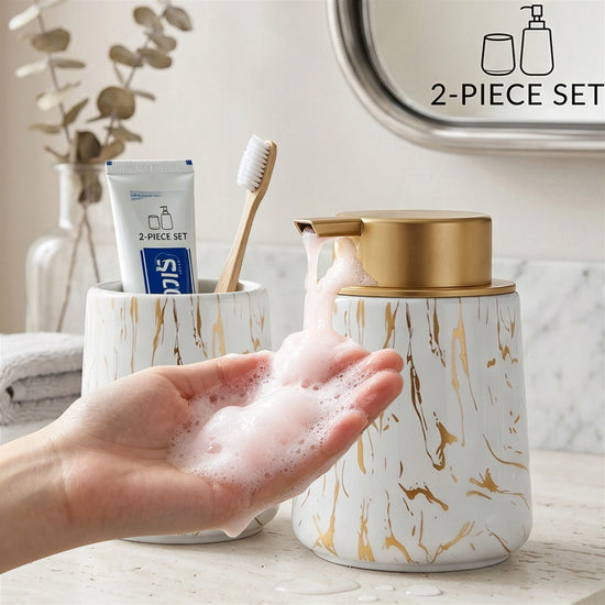 Ash and Anthem Foam Soap Dispenser Set