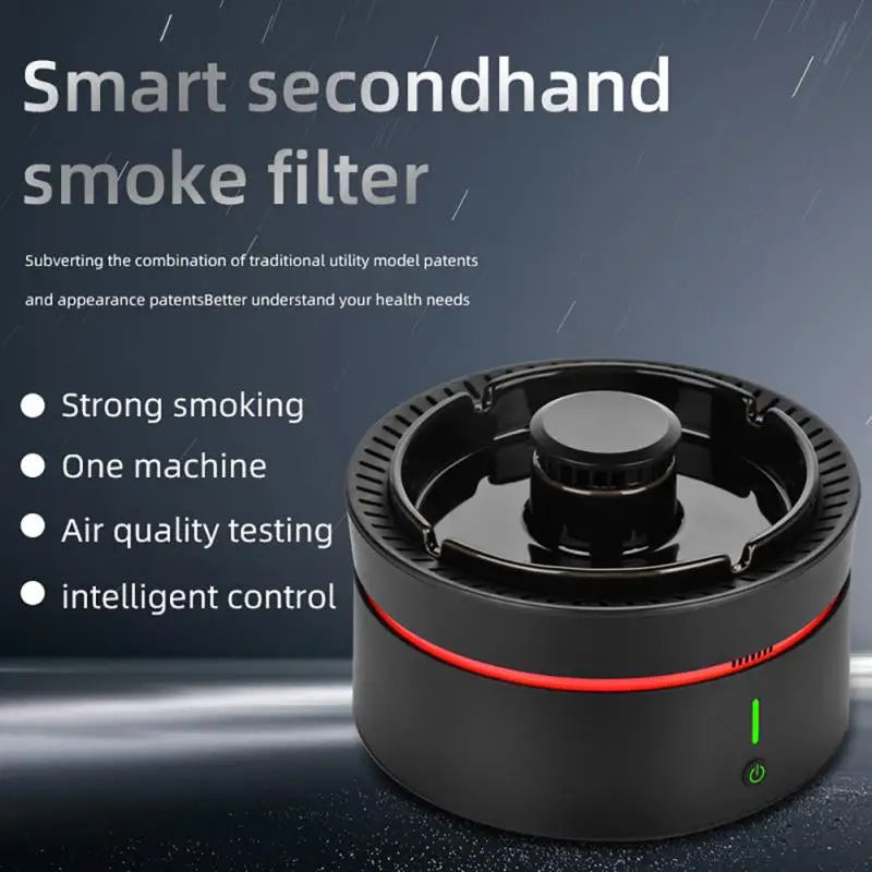 Ash and Anthem: Multifunctional Smart Ashtray Air Purifier