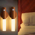 Ash and ANTHEM Smart Motion Sensor Night Light in wardrobe, hallway, reading, and flash light settings.