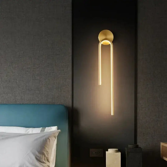 Ash and Anthem Modern LED Indoor Wall Light for Living Room, Bedroom, and Hallway