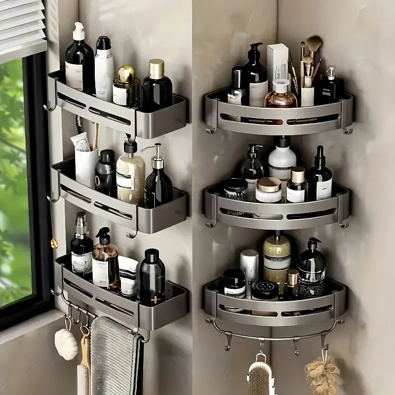 Ash and Anthem Corner Shower Storage Shelf