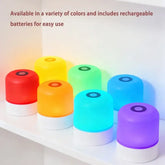 Ash and Anthem LED Rechargeable RGB Night Light for Bedroom, Bedside, and Reading
