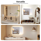 Ash and Anthem LED Anti-Fog Bathroom Mirror