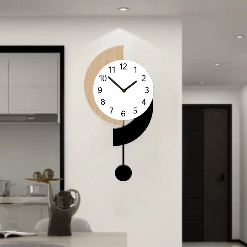 Ash and Anthem Modern Silent Wall Clock