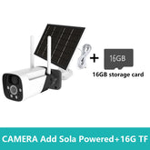Ash and ANTHEM Solar Powered Security Camera Outdoor Wireless WiFi Cam