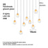Ash and ANTHEM Modern LED home interior lighting ceiling chandelier,
